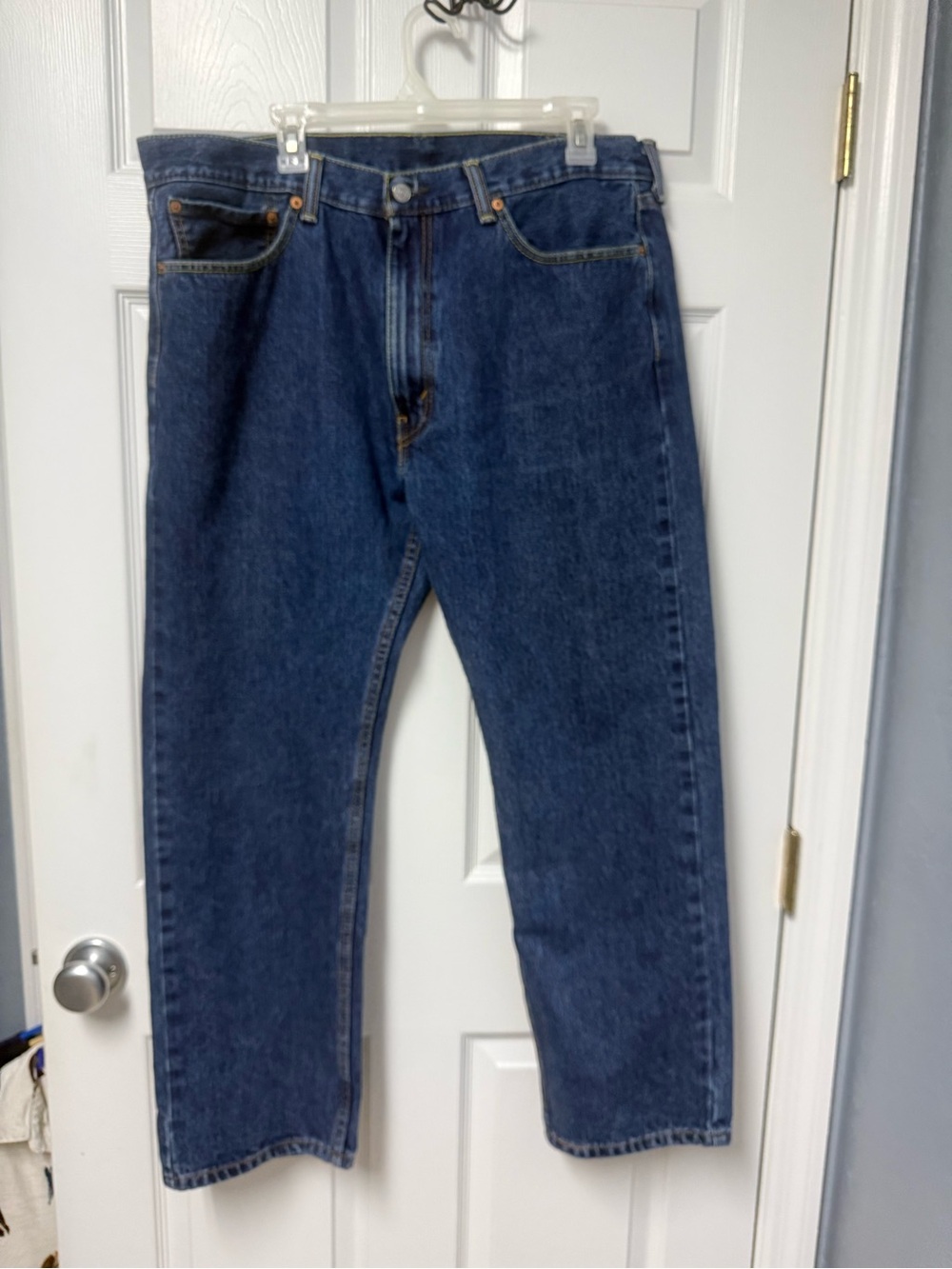 Levi's Dark Blue Straight Leg Jeans